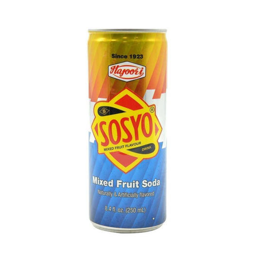 Sosyo Mixed Fruit Flavoured Can - 24 Cans X 250 ml